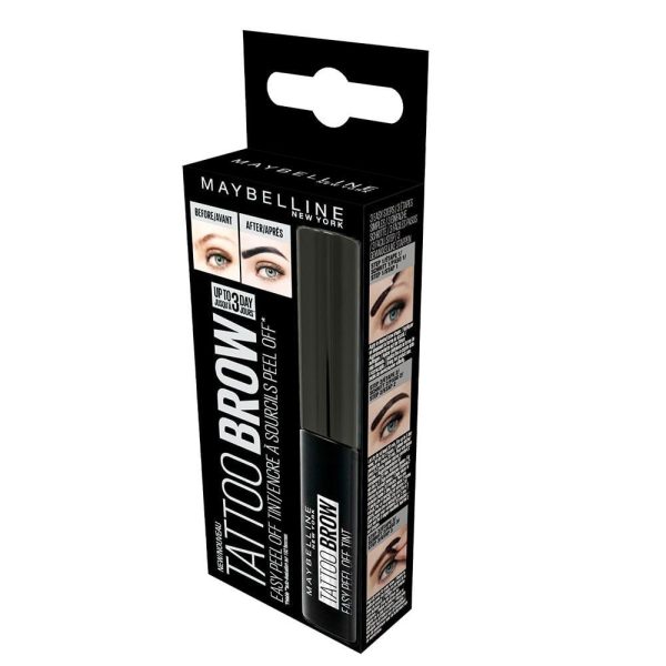 Maybelline Tinta de Cejas Semipermanente Brow Tattoo Gel Tint Black