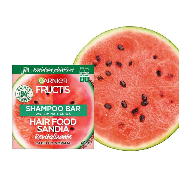 Fructis Shampoo Sólido Hair Food Sandia 60 gr