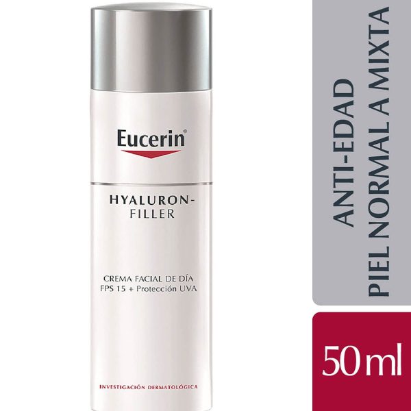 Eucerin Crema Antiarrugas de Día Hyaluron-Filler Fps 15 50 ml