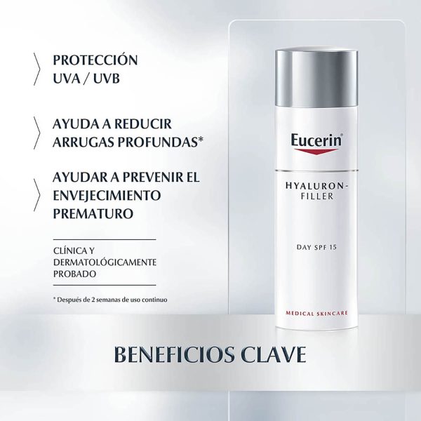 Eucerin Crema Antiarrugas de Día Hyaluron-Filler Fps 15 50 ml