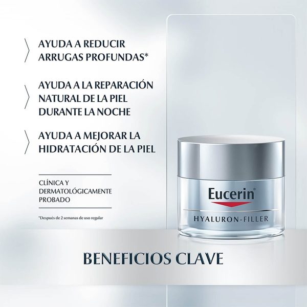EUCERIN HYALURON FILLER + 3x EFFECT CREMA DE NOCHE x50 ml