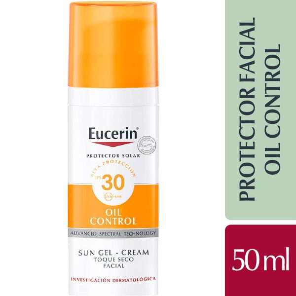 Eucerin Protector Solar Oil Control Sun Gel Toque Seco Fps30 Piel Grasa 50 ml