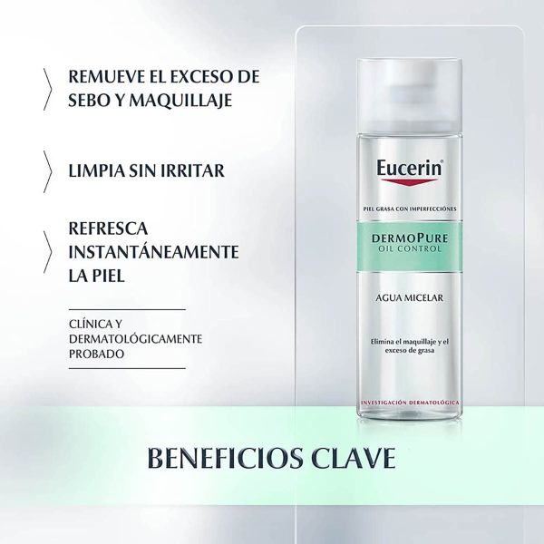 EUCERIN DERMOPURE AGUA MICELAR x200 ml