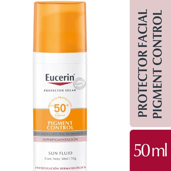 Eucerin Protector Solar Facial Pigment Control Para Todo Tipo de Piel Fps 50 50 ml