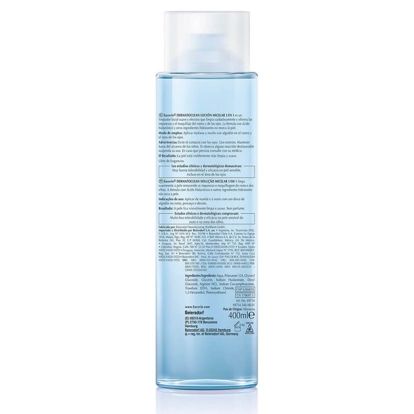 Eucerin Dermatoclean Hyaluron Locion 3En1 400 ml