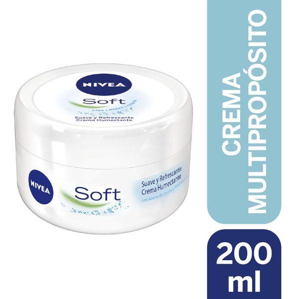 Nivea Crema Hidratante Intensiva Soft Para Todo Tipo de Piel 200 ml