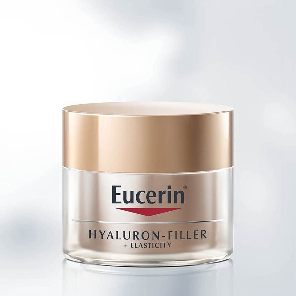 Eucerin Crema Antiedad de Noche Hyaluron-Filler + Elasticity Fps 15 50 ml
