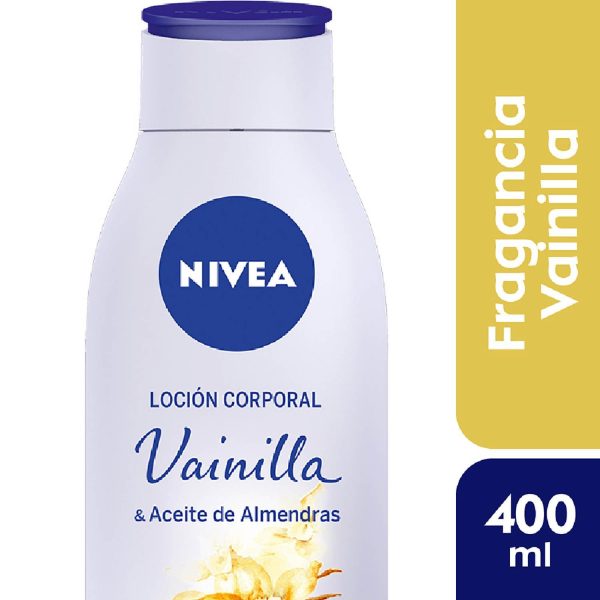 NIVEA BODY LOCIÓN VAINILLA Y ALMENDRA x400 ml