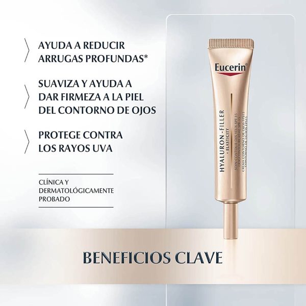 Eucerin Contorno de Ojos Antiedad Hyaluron-Filler + Elasticity Fps 15 15 ml