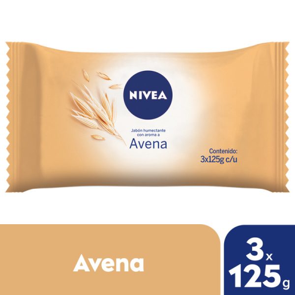 NIVEA JAB AVENA X3 X125GR
