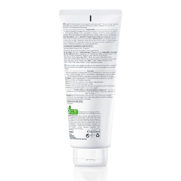 EUCERIN ATOPI CONTROL BÁLSAMO x400 ml