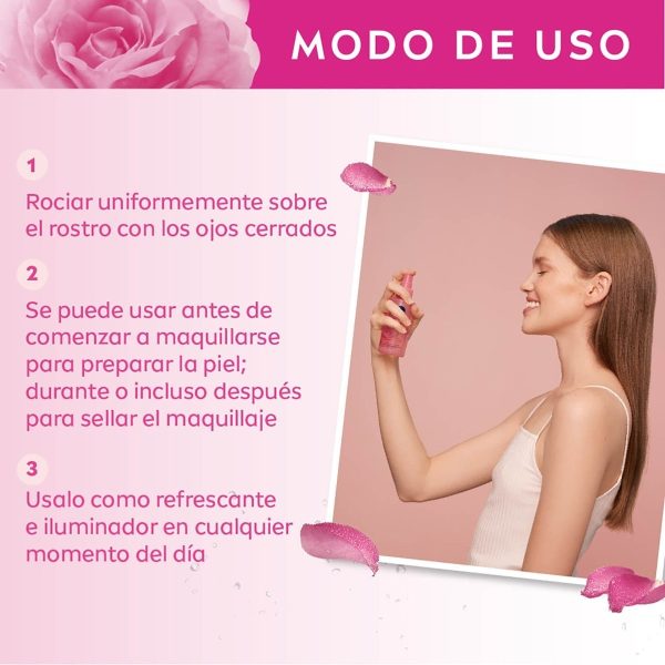 Nivea Mist Facial Refrescante Rose Care Para Todo Tipo de Piel 150 ml