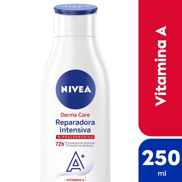 NIVEA EMUL DERMA CARE REPAD HIPOALE 7EN1 X 250ML
