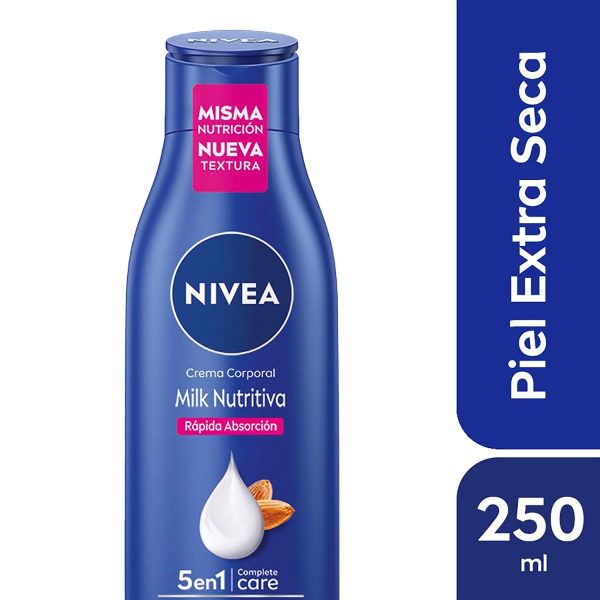 NIVEA BODY CREMA CORPORAL RÁPIDA ABSORCIÓN x250 ml