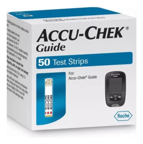 ACCU-CHEK GUIDE GLUC TIRAS ENV X 50
