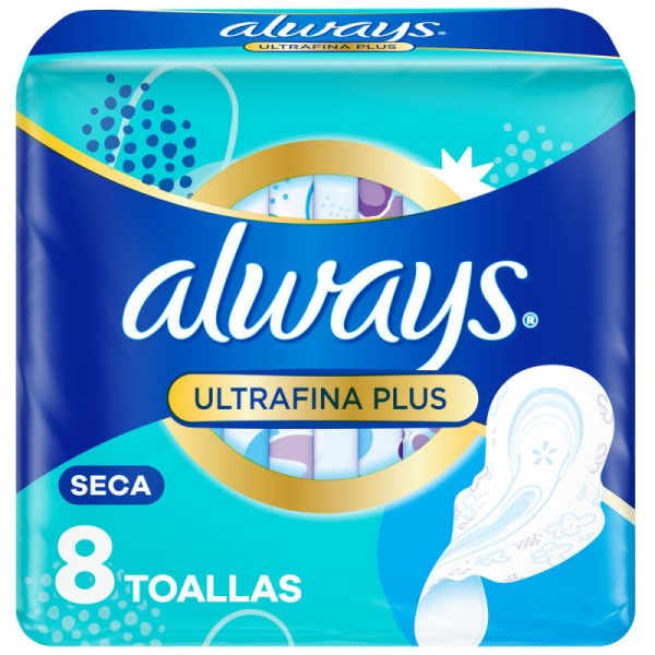 ALWAYS ULTRAFINA PLUS SECA TOAL X 8