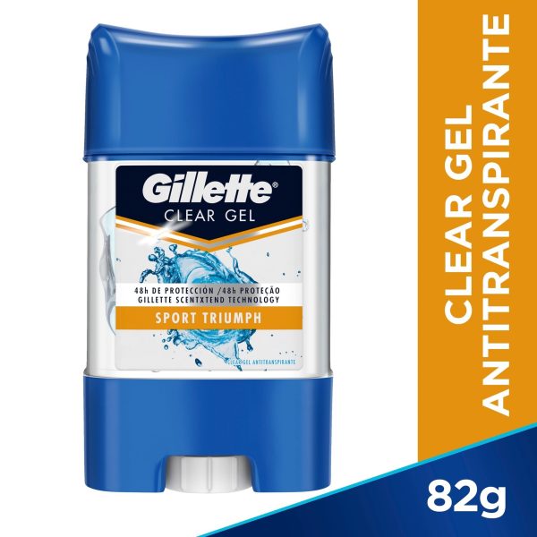 Gillette Antitranspirante en Gel Sport Triumph Clear 82 gr