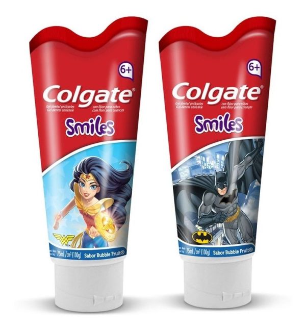 COLGATE GEL DENT SMILES L.JUSTI +6 X 75 ML