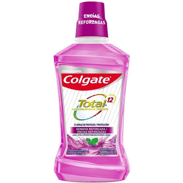 Colgate Enjuague Bucal Total 12 Encias Reforzadas 500 ml