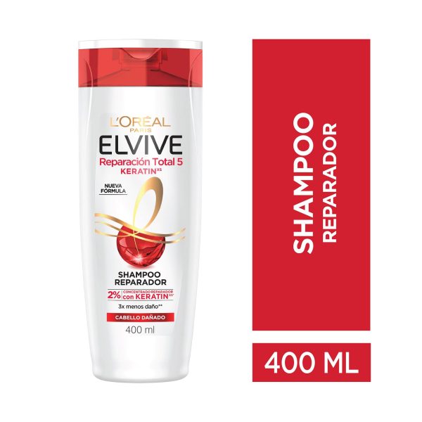 ELVIVE REP TOTAL5+KERATIN REPARADOR SH X 400 ML