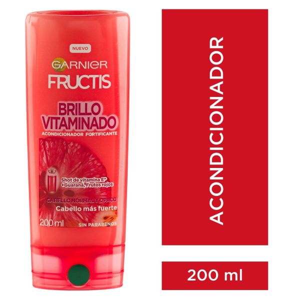 Fructis Acondicionador Brillo Vitaminado 200 ml