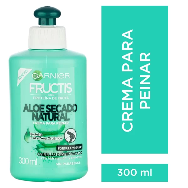 FRUCTIS ALOE SECADO NATURAL CR PEINAR X 300 ML