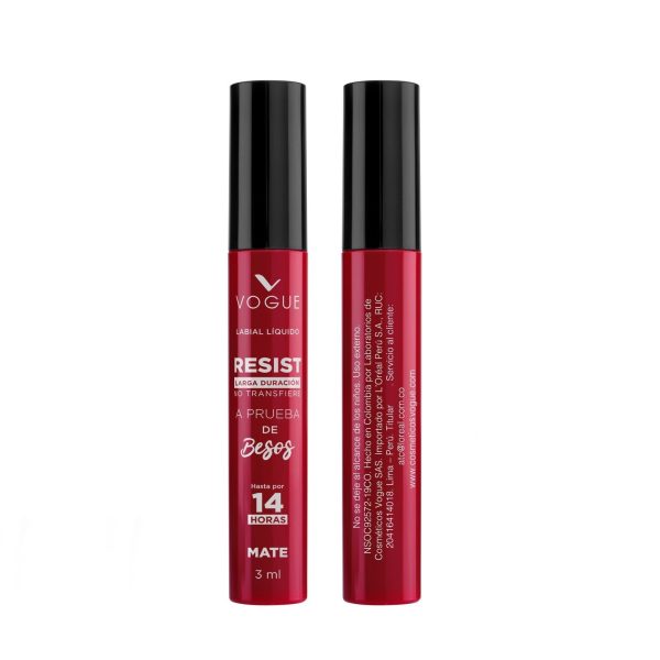 Vogue Labial Líquido Resist Apasionada