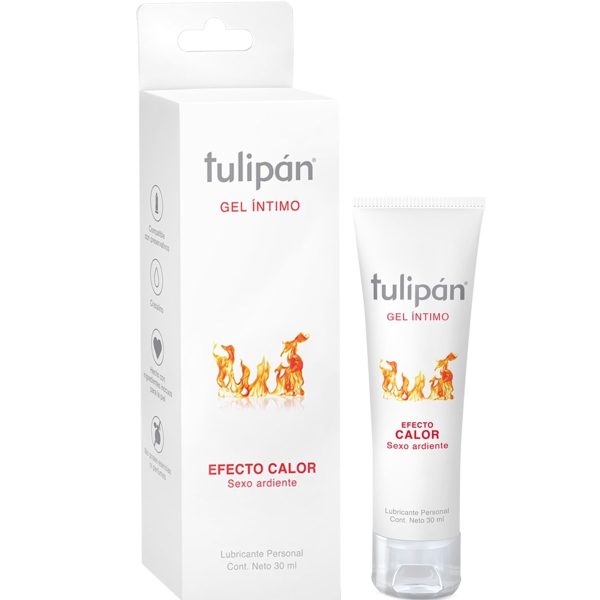 Tulipán Lubricante en Gel Uso Íntimo Calor x 30 ml