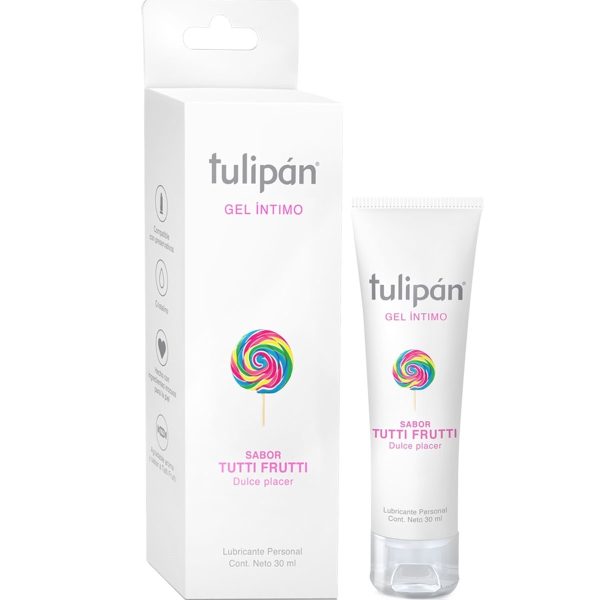 Tulipán Lubricante en Gel Sabor Tutti Frutti x 30 ml