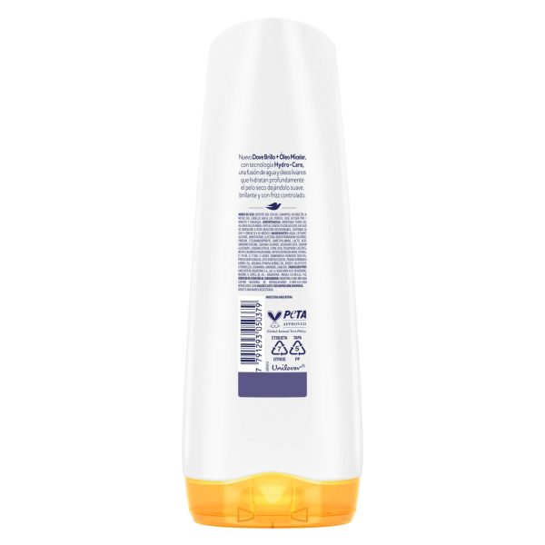 Dove Acondicionador Brillo + Óleo Micelar 400 ml