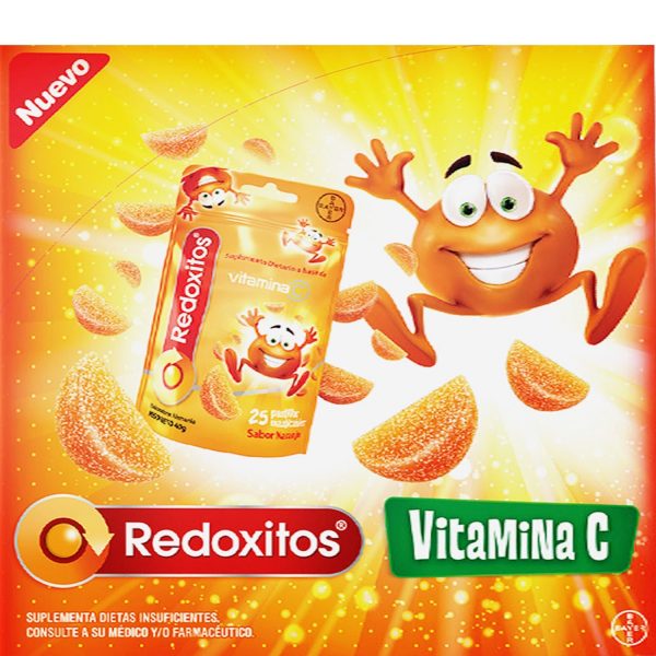 Redoxitos Suplemento Dietario a Base de Vitamina C x 25 comprimidos x 6 Sobres