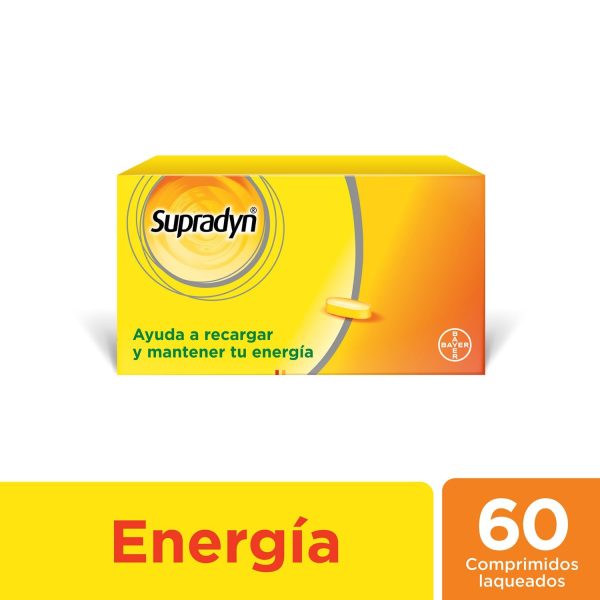Supradyn Suplemento Dietario Laqueado x 60 comprimidos