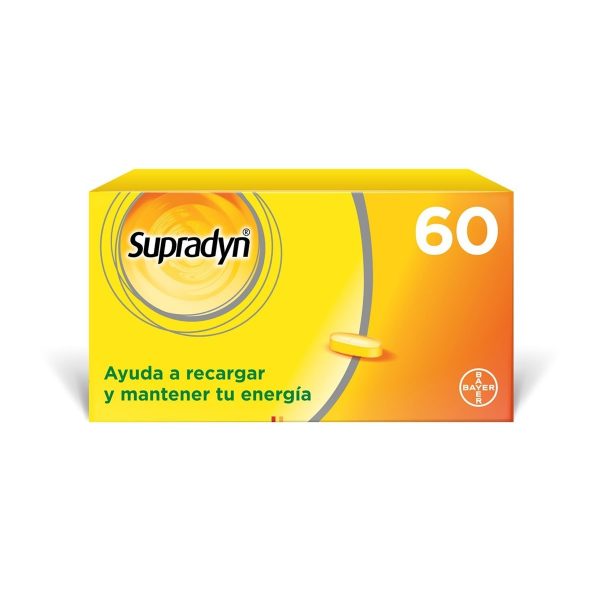 Supradyn Suplemento Dietario Laqueado x 60 comprimidos