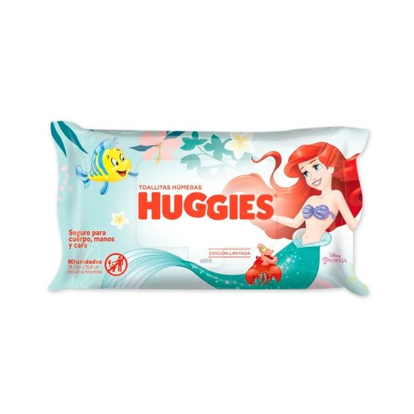 Huggies Toallas Húmedas La Sirenita (80 Unidades)