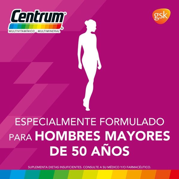 Centrum Silver Mujer +50 Multivitamínico Multimineral X60c