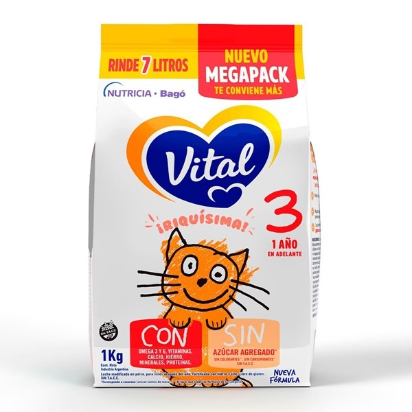 Vital 3 Leche Infantil en Polvo (Desde Los 12 meses – 1000 gr)
