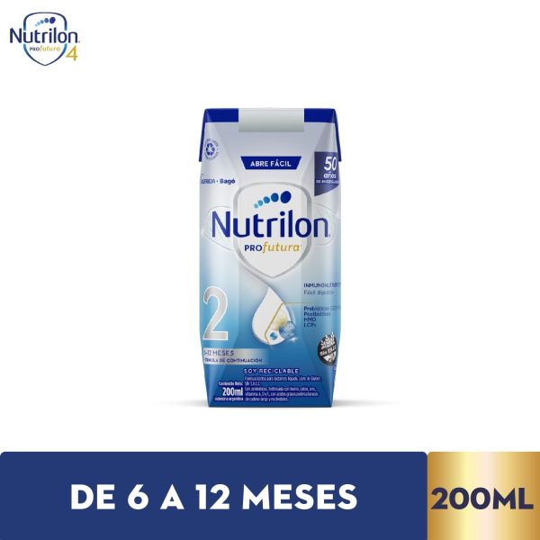 Nutrilon Fórmula Láctea Profutura en Polvo Para Lactantes Etapa 2 (Brick 200 ml)