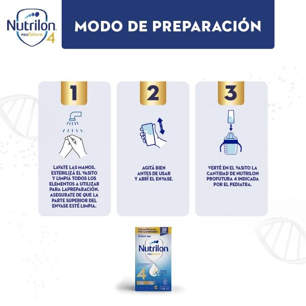 Nutrilon Fórmula Láctea Profutura en Polvo Para Lactantes Etapa 4 (Brick 200 ml)