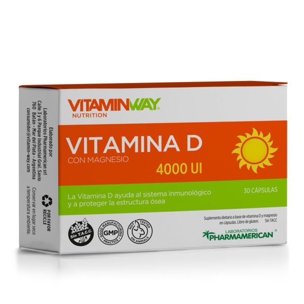 Vitamin Way Suplemento Dietario Vitamina D (30 Cápsulas)