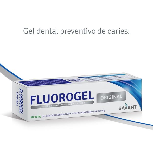 Fluorogel Gel Dental Con Fluor Original Menta 60 gr (Pack 2 Unidades)