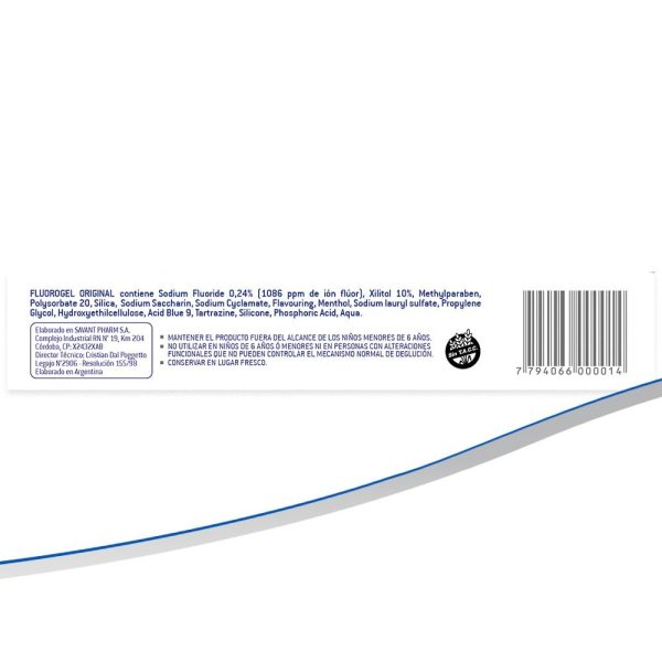 Fluorogel Gel Dental Con Fluor Original Menta 60 gr (Pack 2 Unidades)