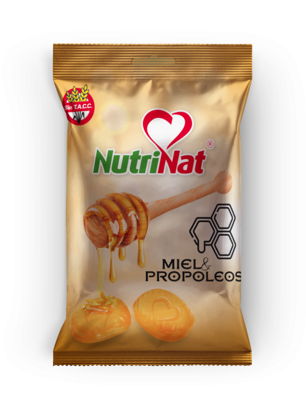 CARAMELOS NUTRINAT MIEL+PROPO BOLSA 25 X 10