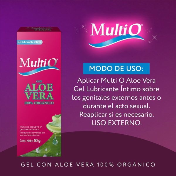 Multi-O Gel Lubricante Con Aloe Vera 50 ml