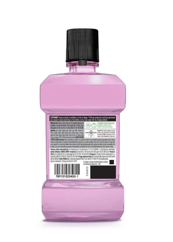 Listerine Cuidado Total Zero Enjuague Bucal Menta x 250 ml